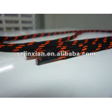 Orange and Black Shoelaces